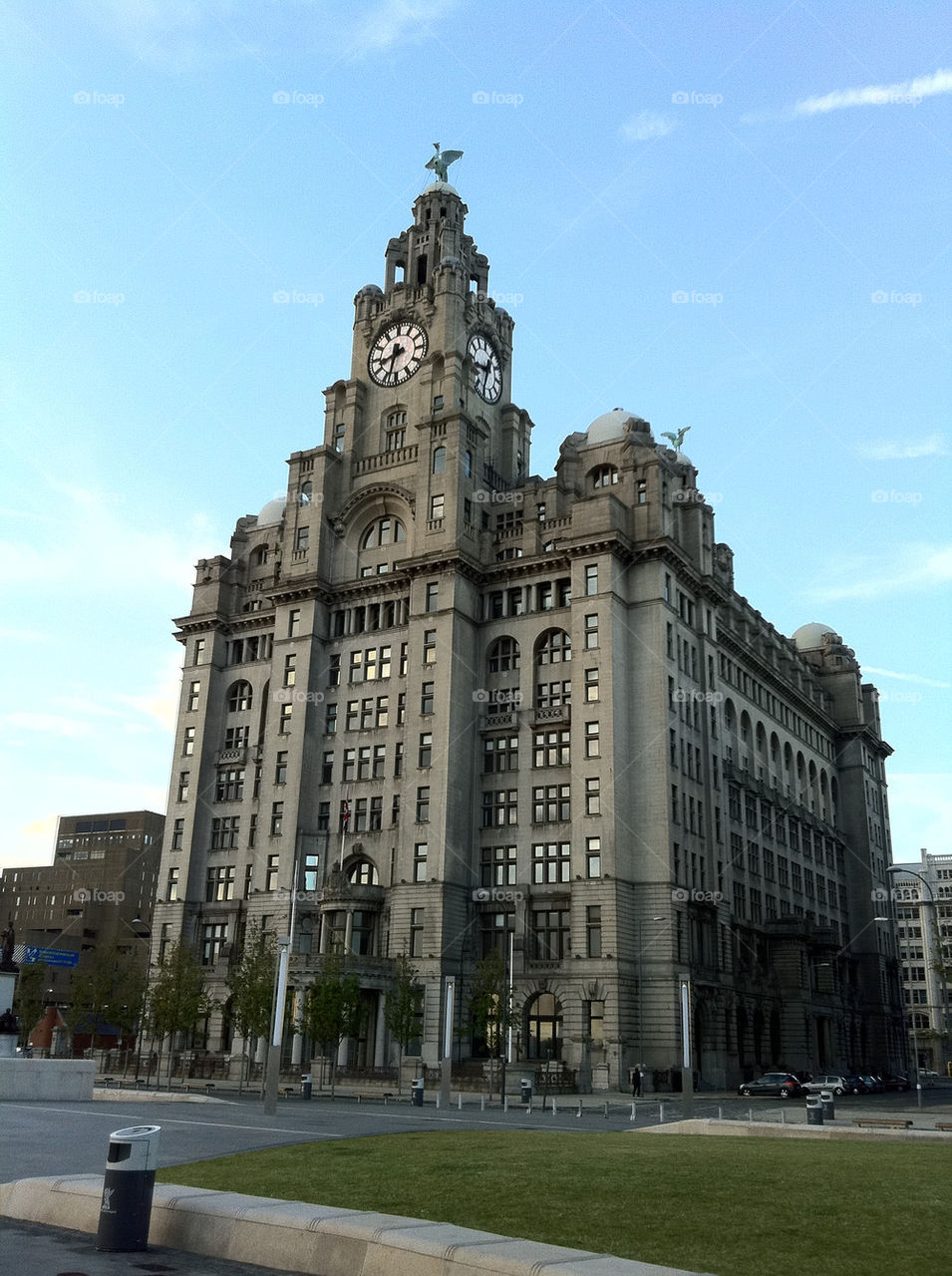 city building royal liver building liver birds by jeanello