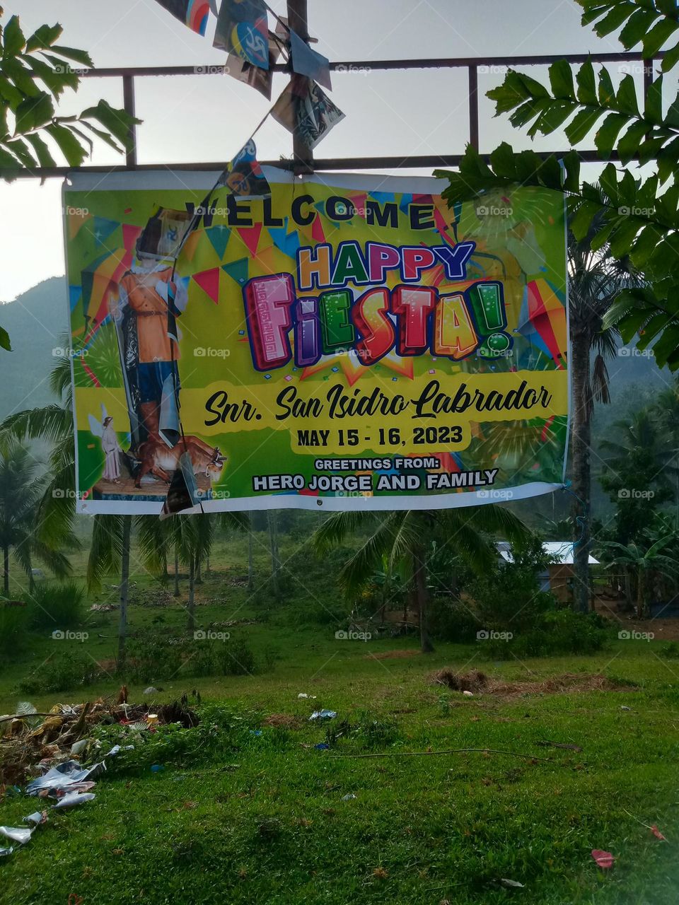 FIESTA CELEBRATION IN HONOR OF SAN ISIDRO LABRADOR  IN  THE PROVINCE