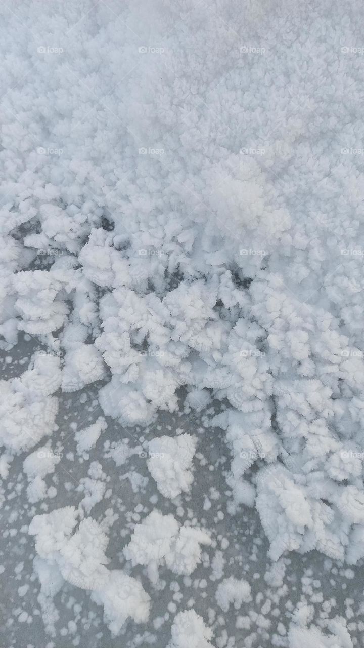 frosty snow lake pound