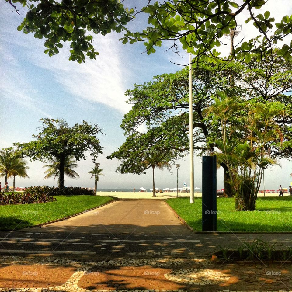 Jardins da Praia do Embaré em Santos (Brasil)
🏖 