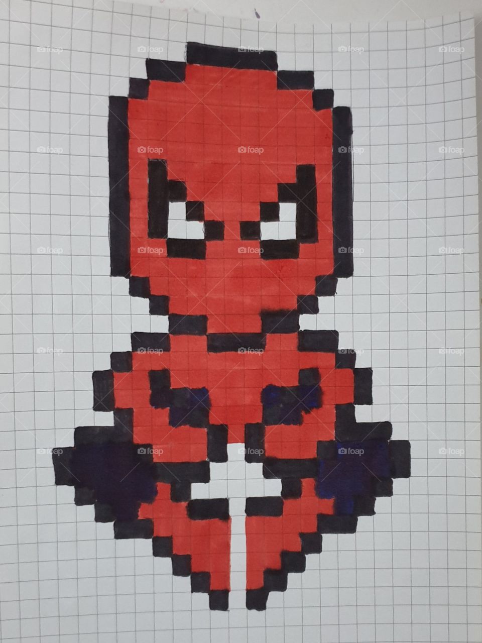 Pixel art- Spider man