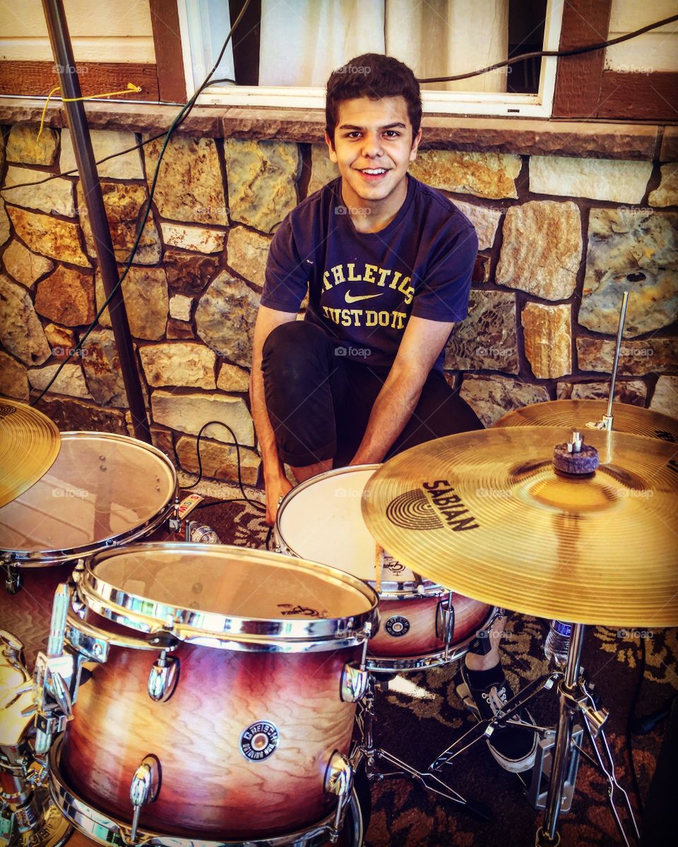 My brother - drummer.