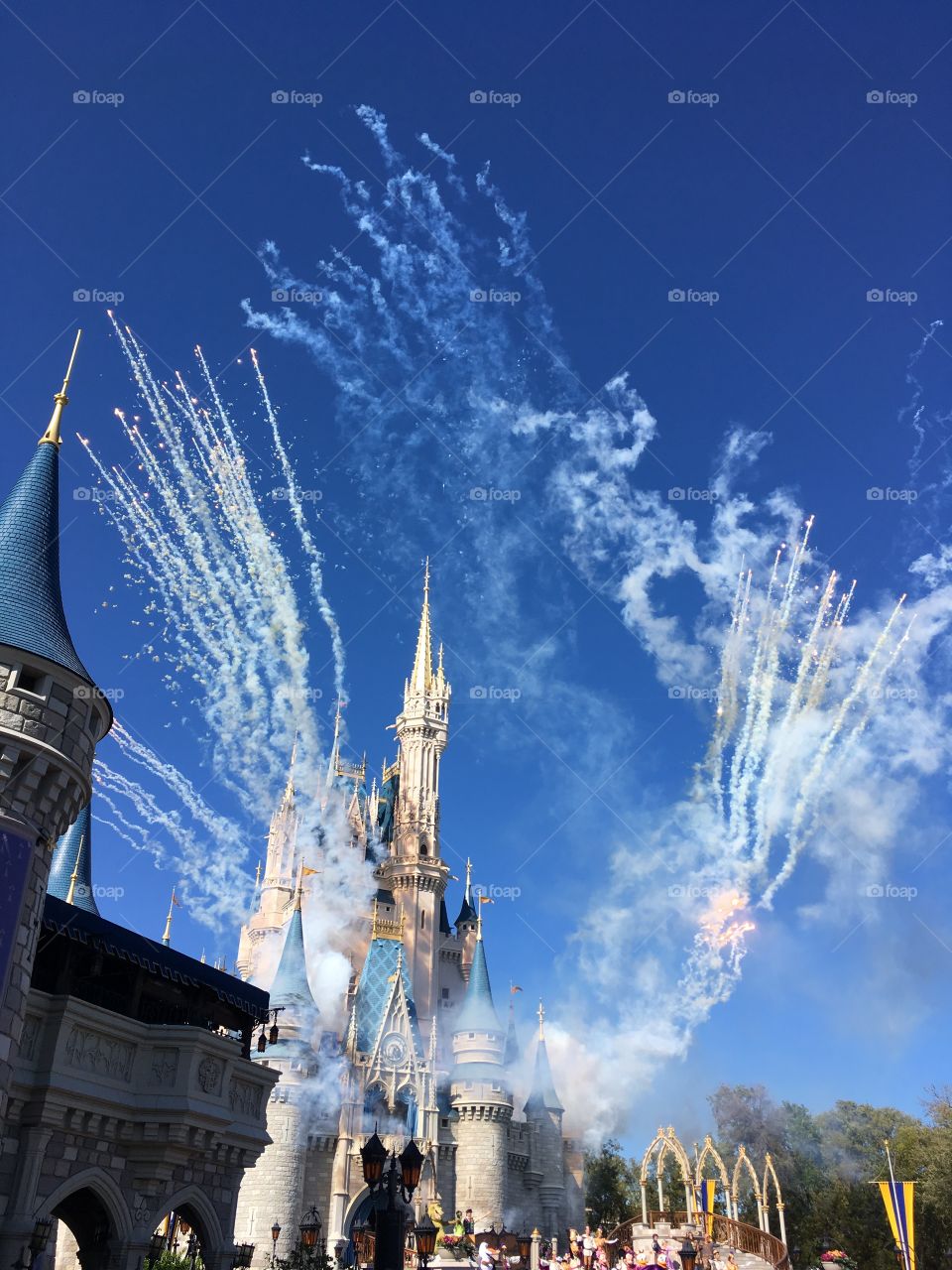 Fireworks at Cinderella’s Castle 