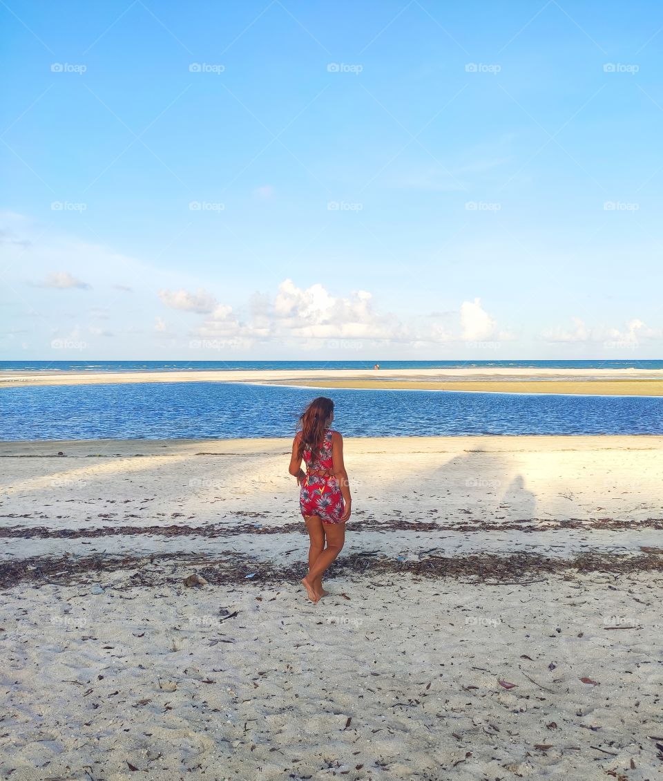 Girl in beach