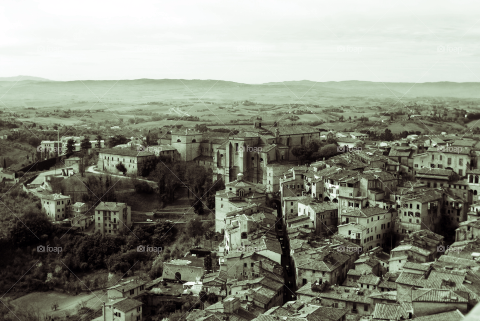 italy panorama siena view by Pahars