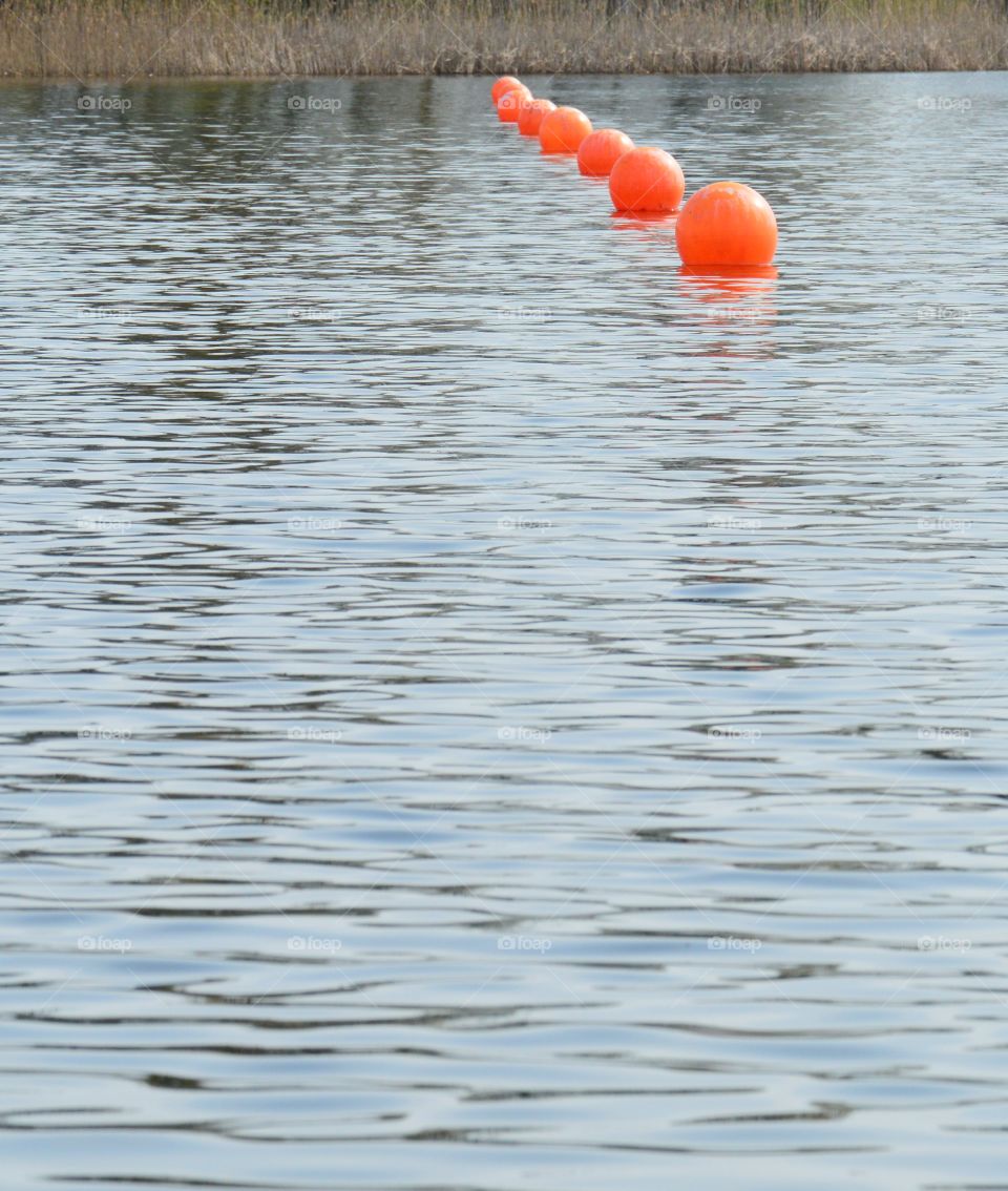 buoys in lake