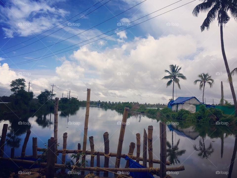 Peace !! Back waters of Kerala , India 