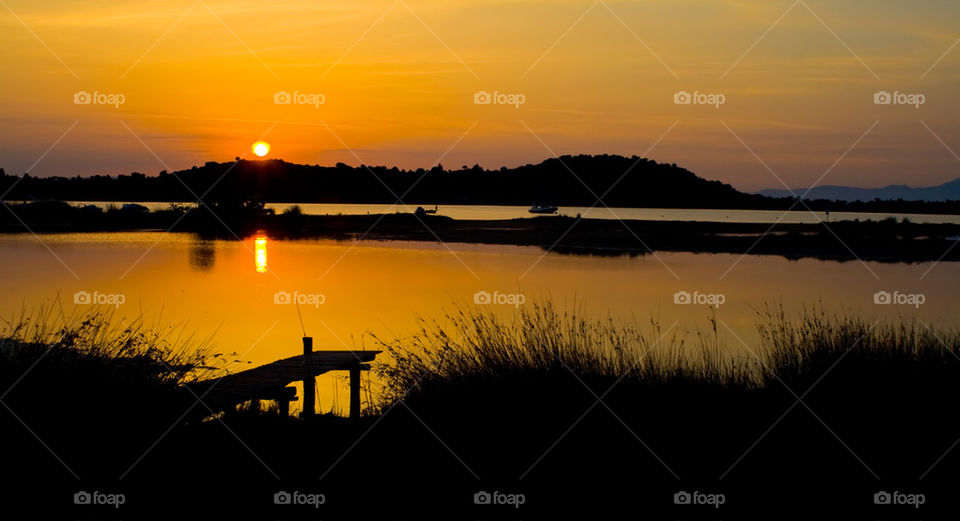 Sunrise over the sea