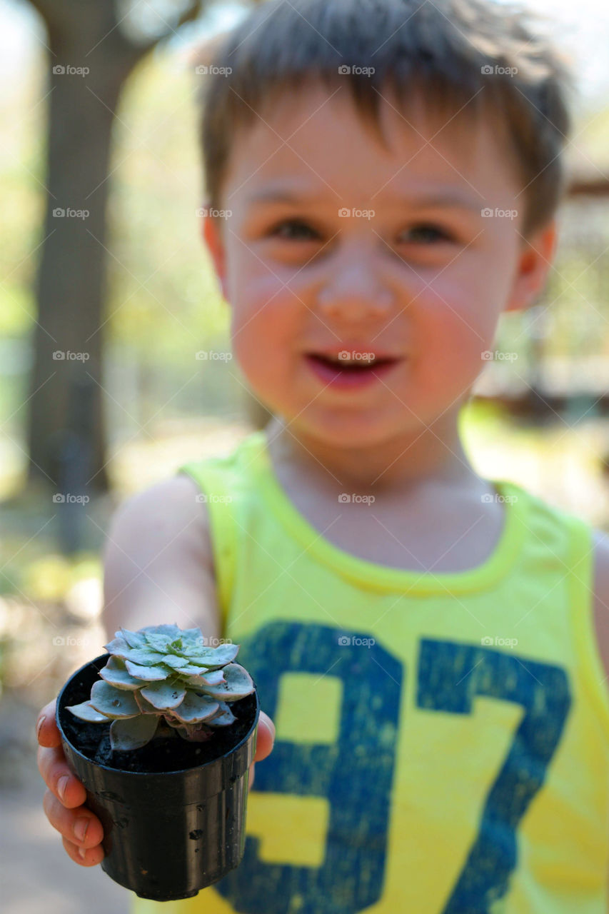 Come into my Garden. My son and his love for nature inspires me everyday. 