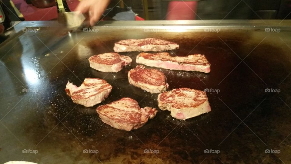grilling beef