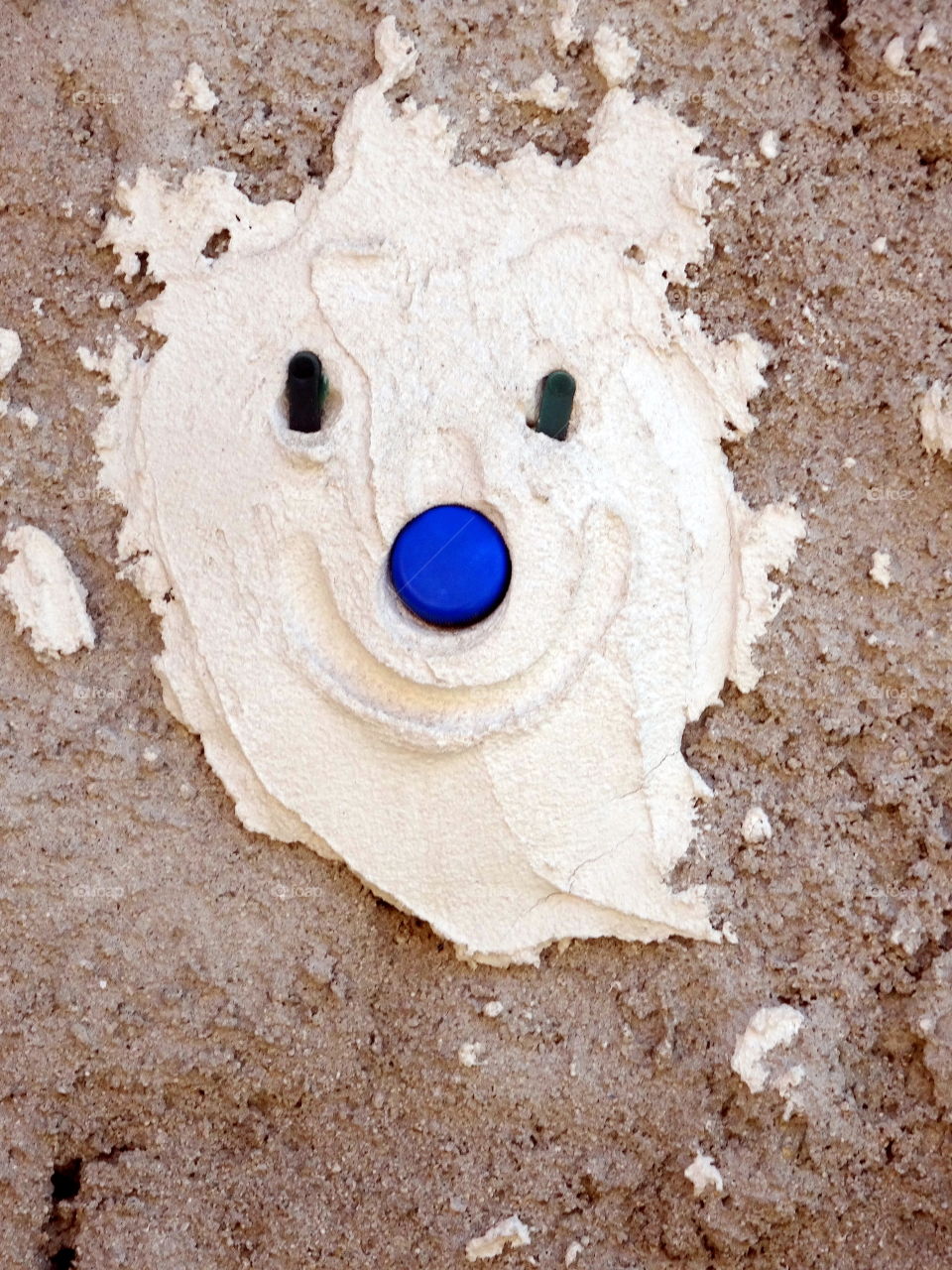 plaster on a wall in Calabria