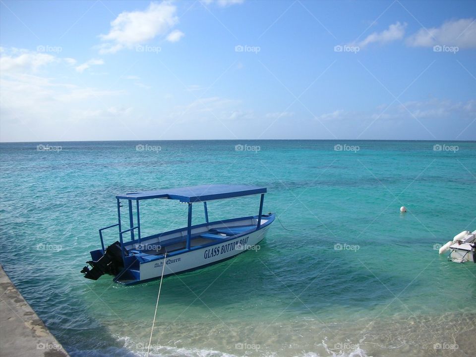 Jamaica glass bottom boat