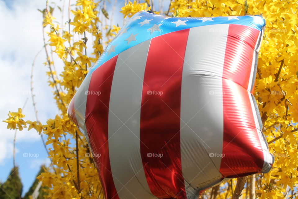 flag ballon