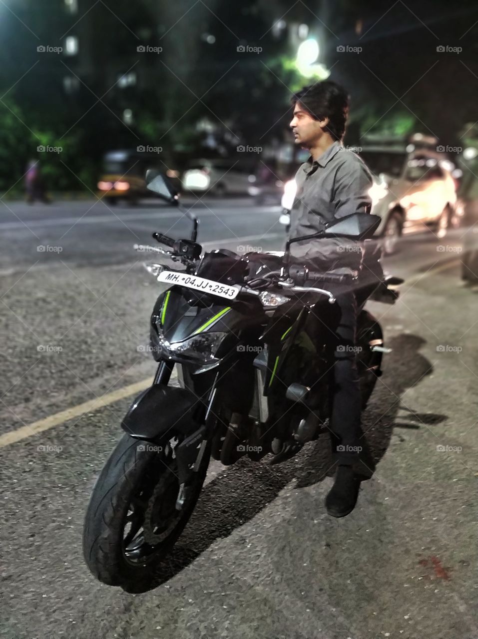 On a ride till dawn.