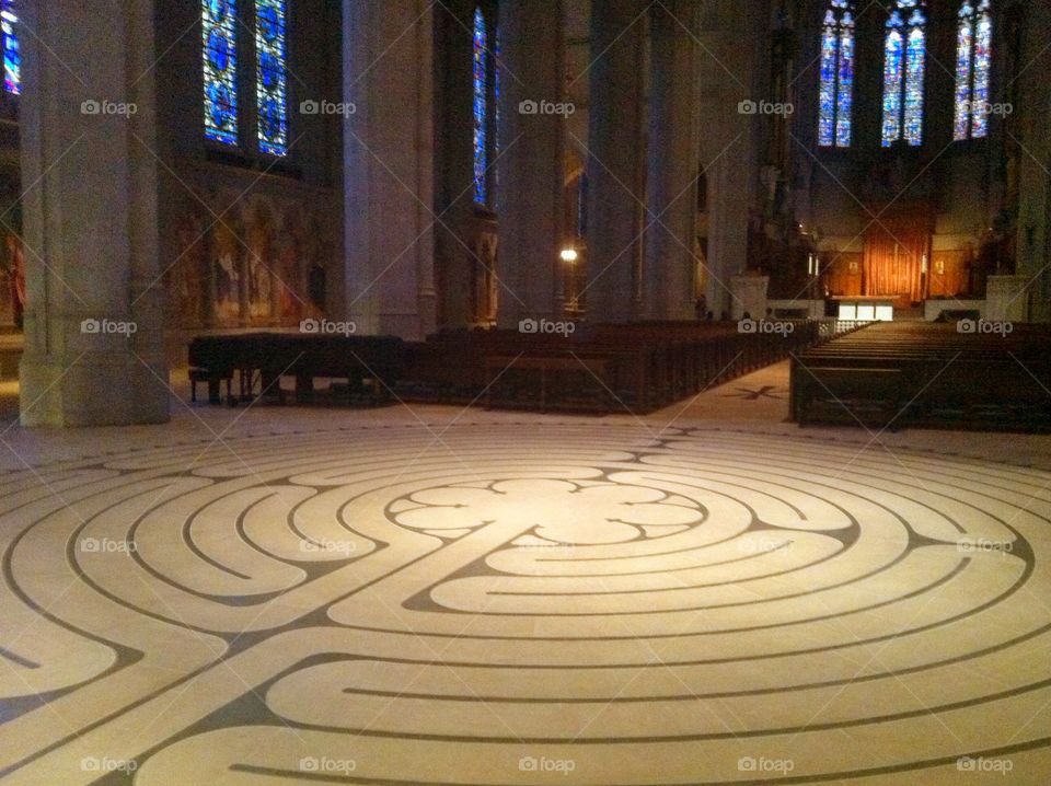 The Labyrinth. Labyrinth at Grace Cathedral