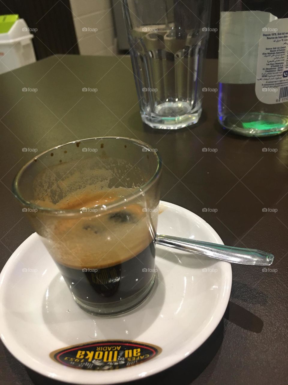 Delicious black coffee 