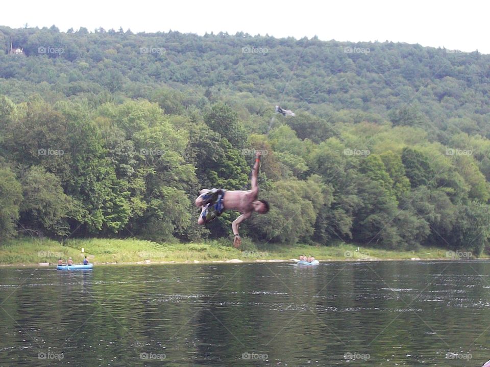 Jumping into the Delaware