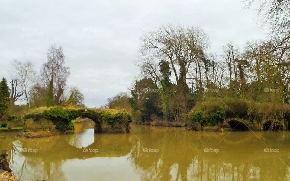 Winters river in Warwick