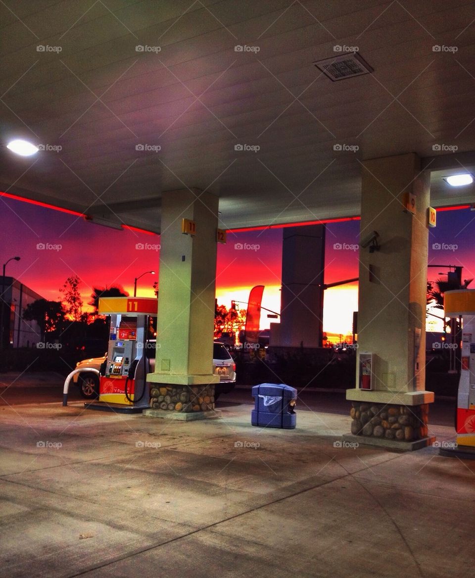 Gas station