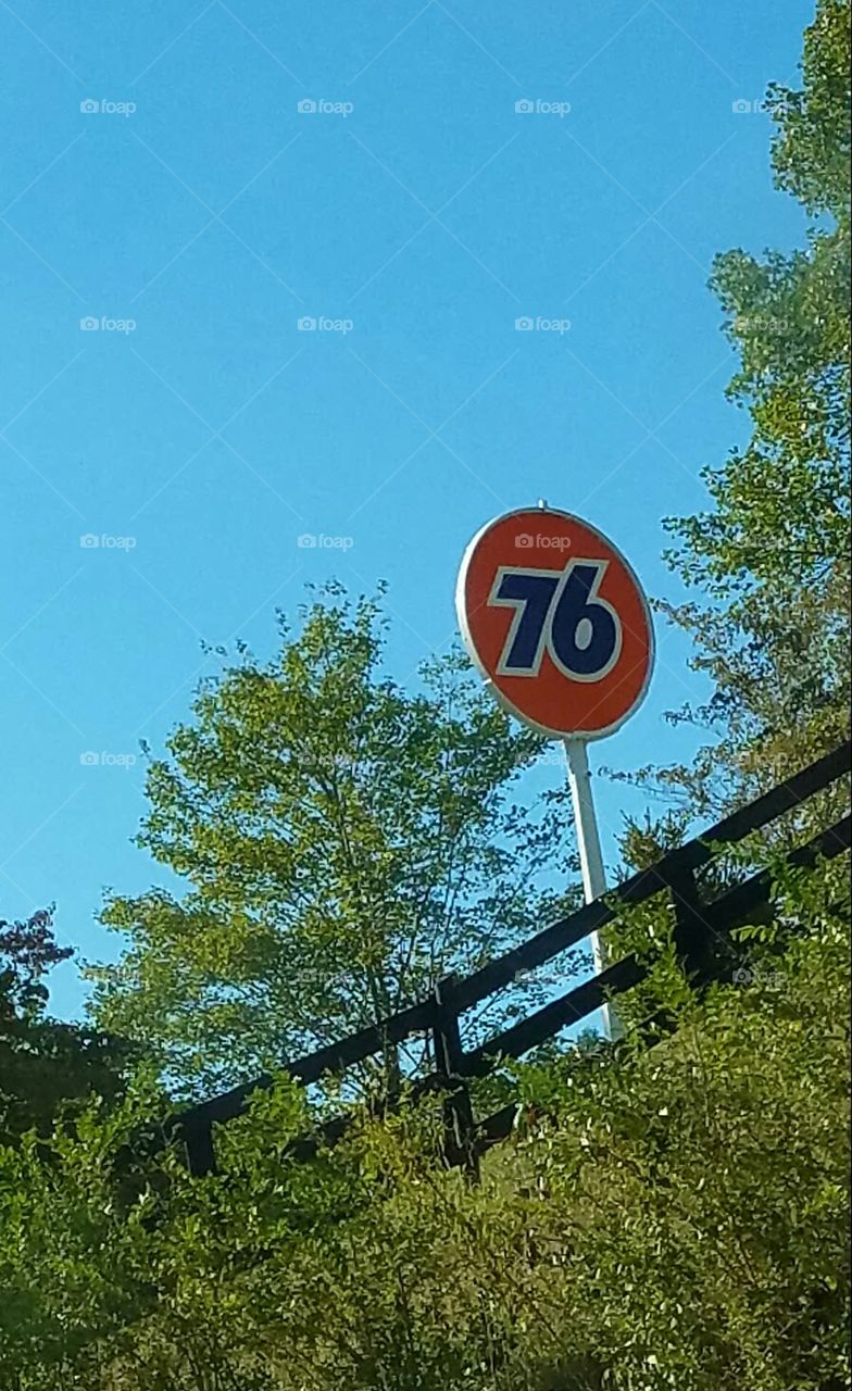 old 76 Sign
