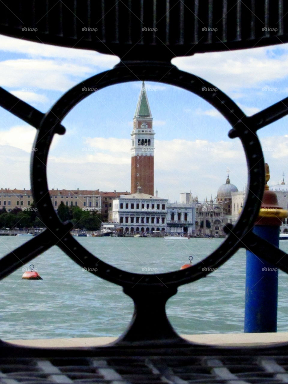 framed San Marco bell tower