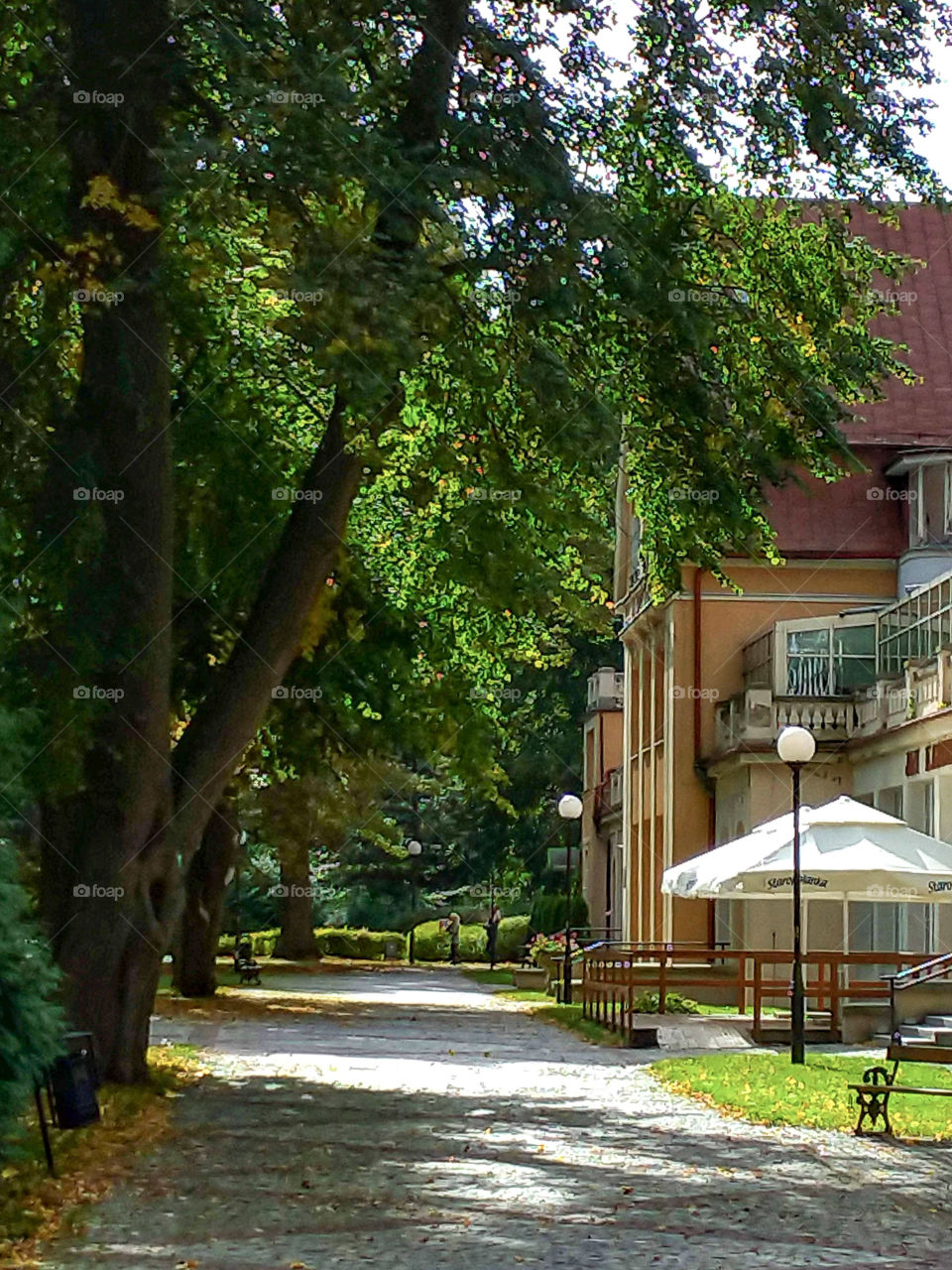 Duszniki Zdrój park zdrojowy, sanatorium Jan Kazimierz