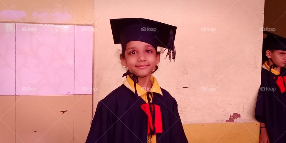 #graduation day #ceremony #girl #child #school life #graduate
