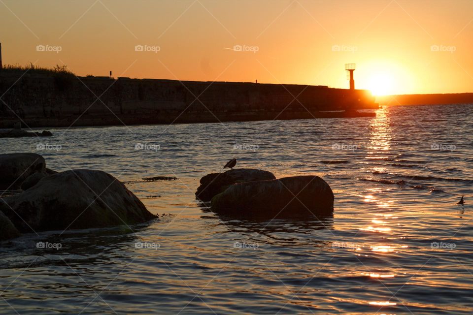 Sunrise over the Baltic Sea