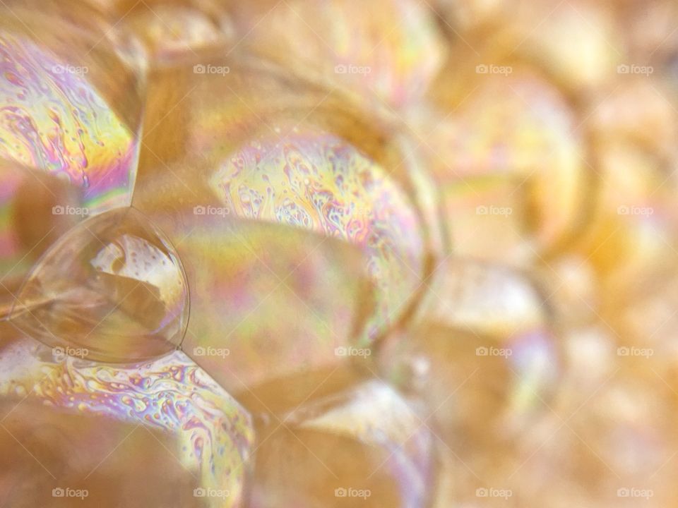 Close-up of bubbles