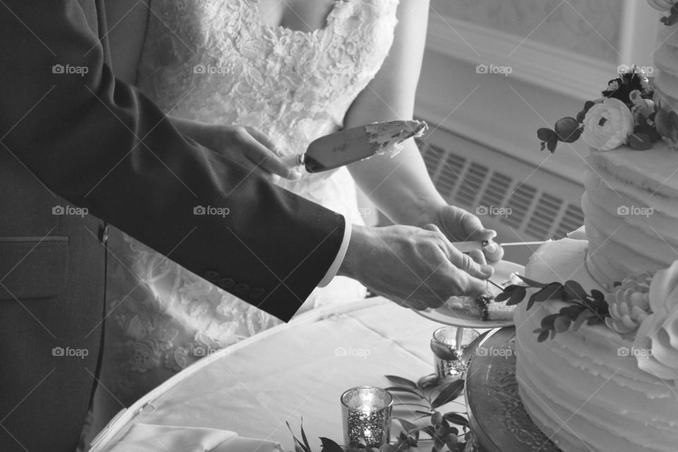 Cutting the Wedding Cake