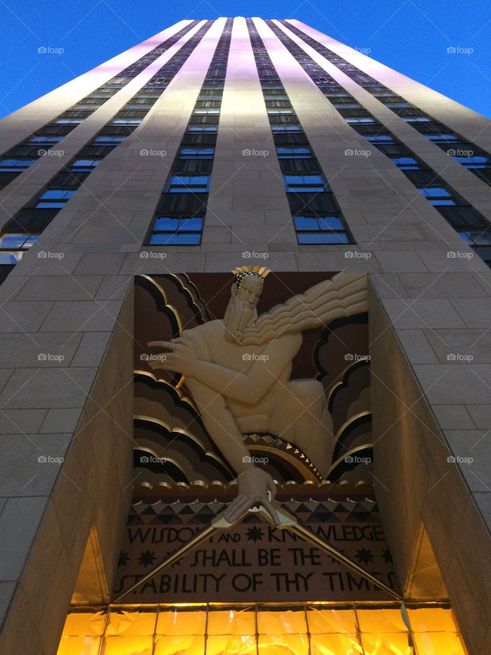 Wisdom and knowledge shall be the stability of thy time...New York!