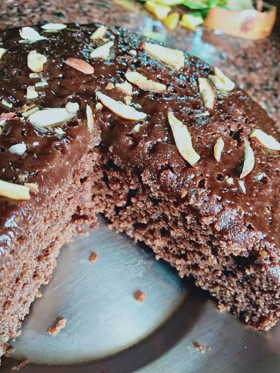 Delicious chocolate cake