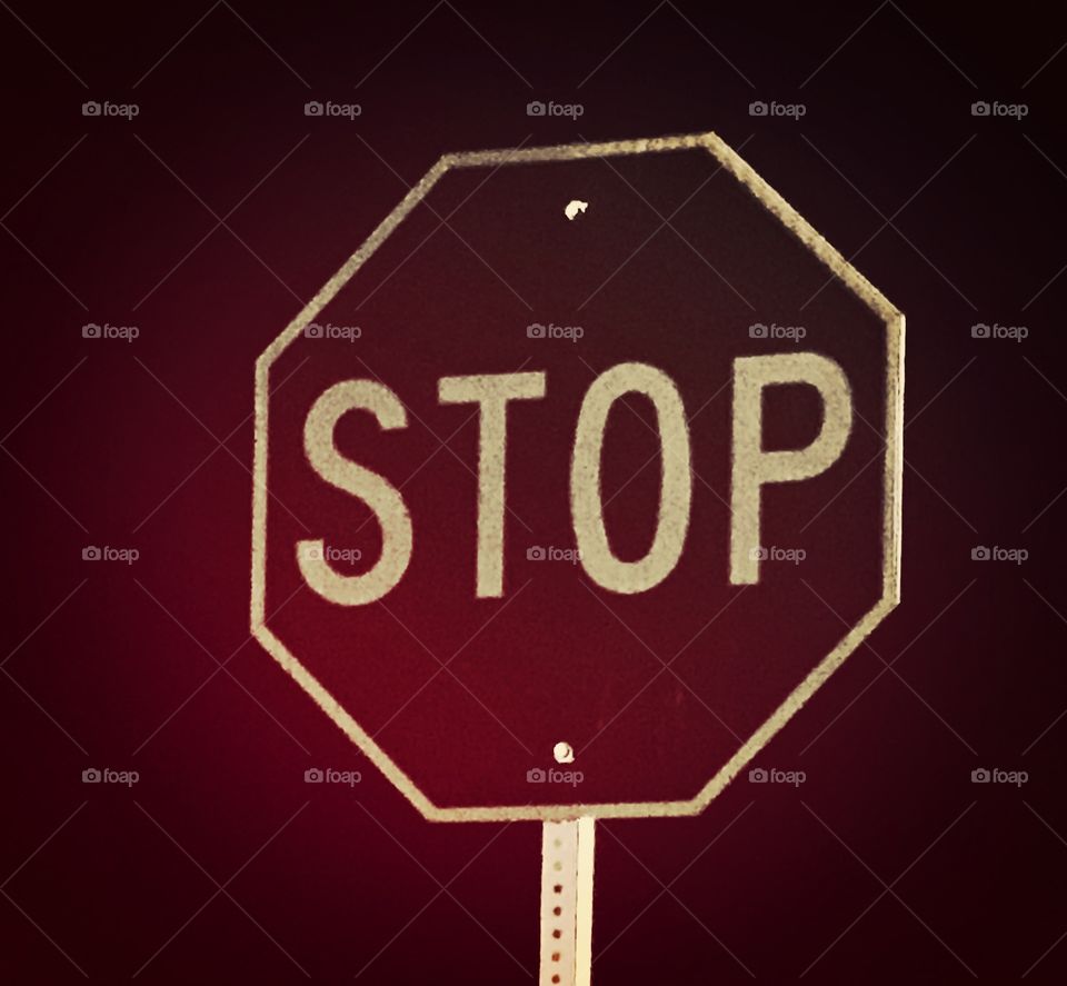 Stop sign 