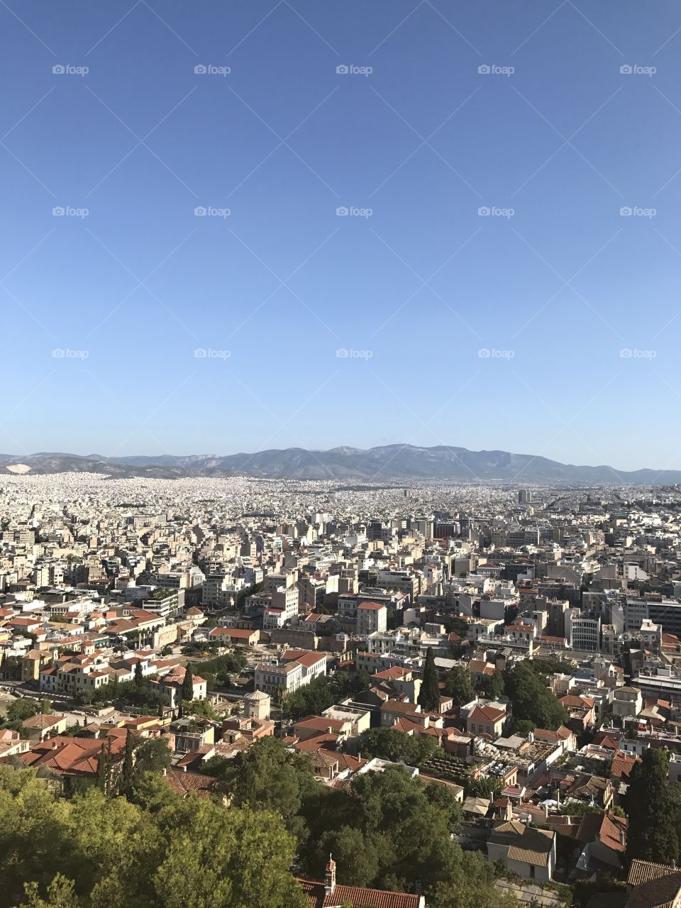 Breathtaking views overlooking Athens city!
