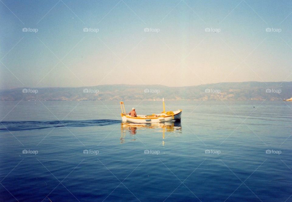 Greece, a boat on the water