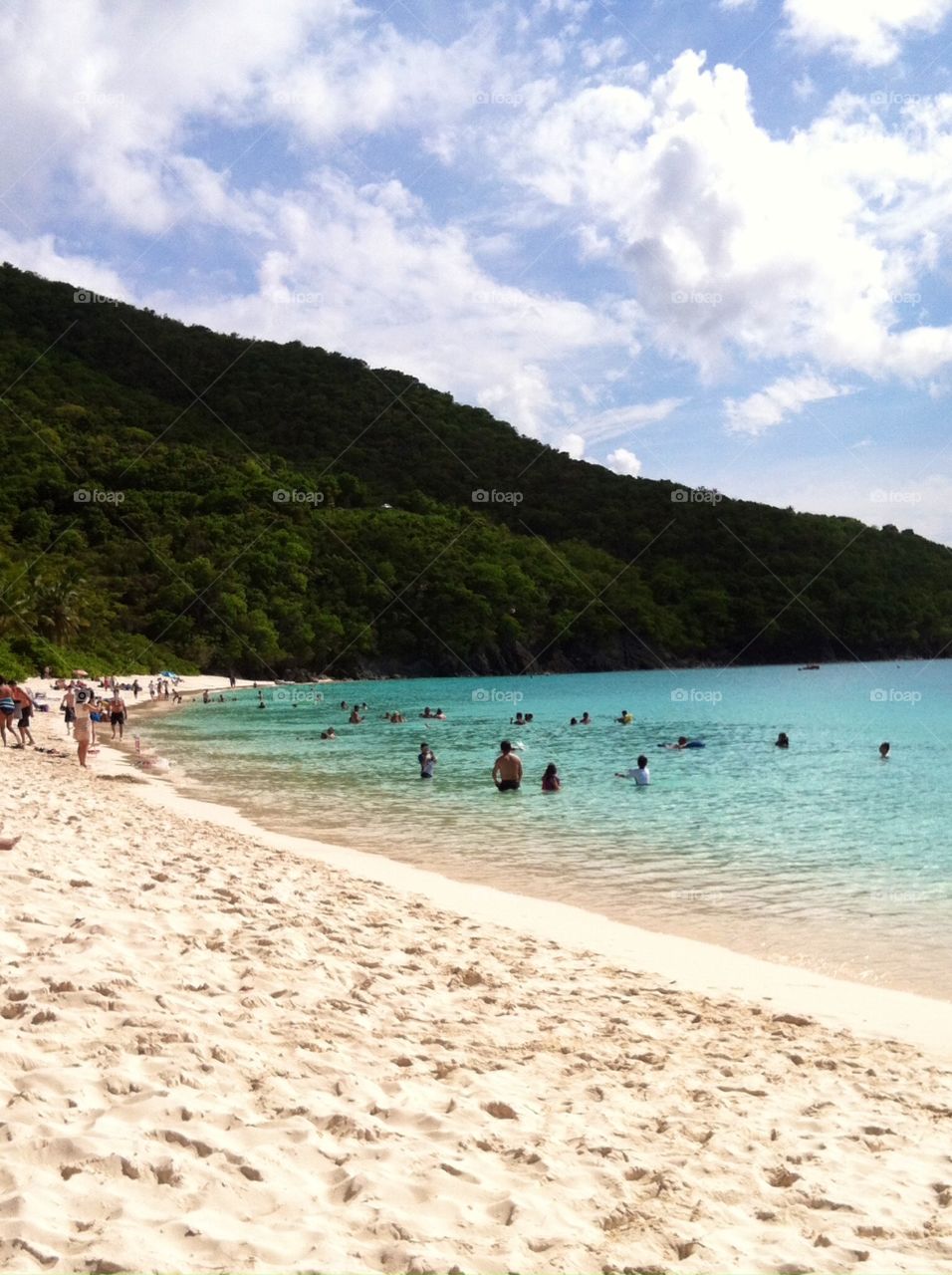 Early summer swimming