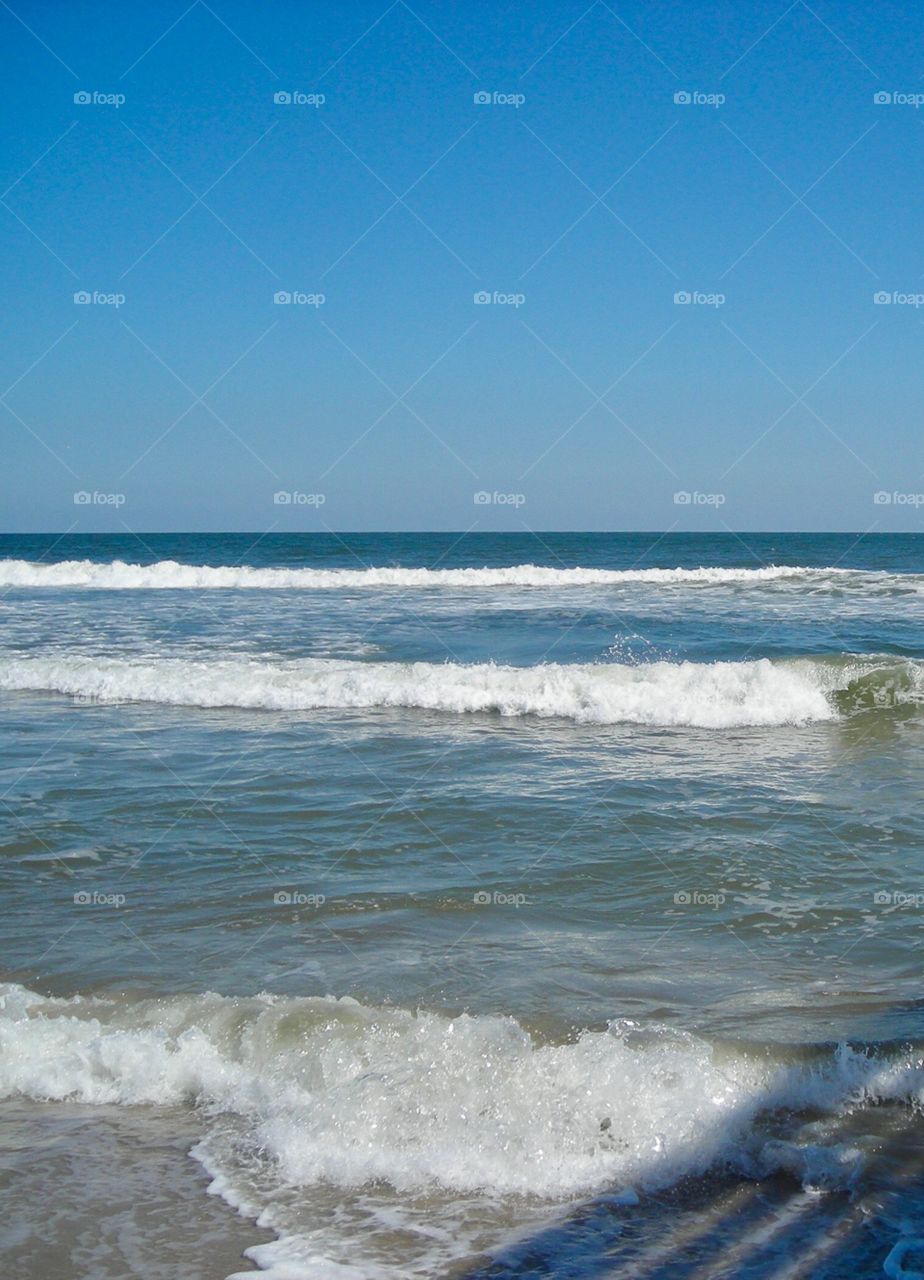 Beach ocean waters 