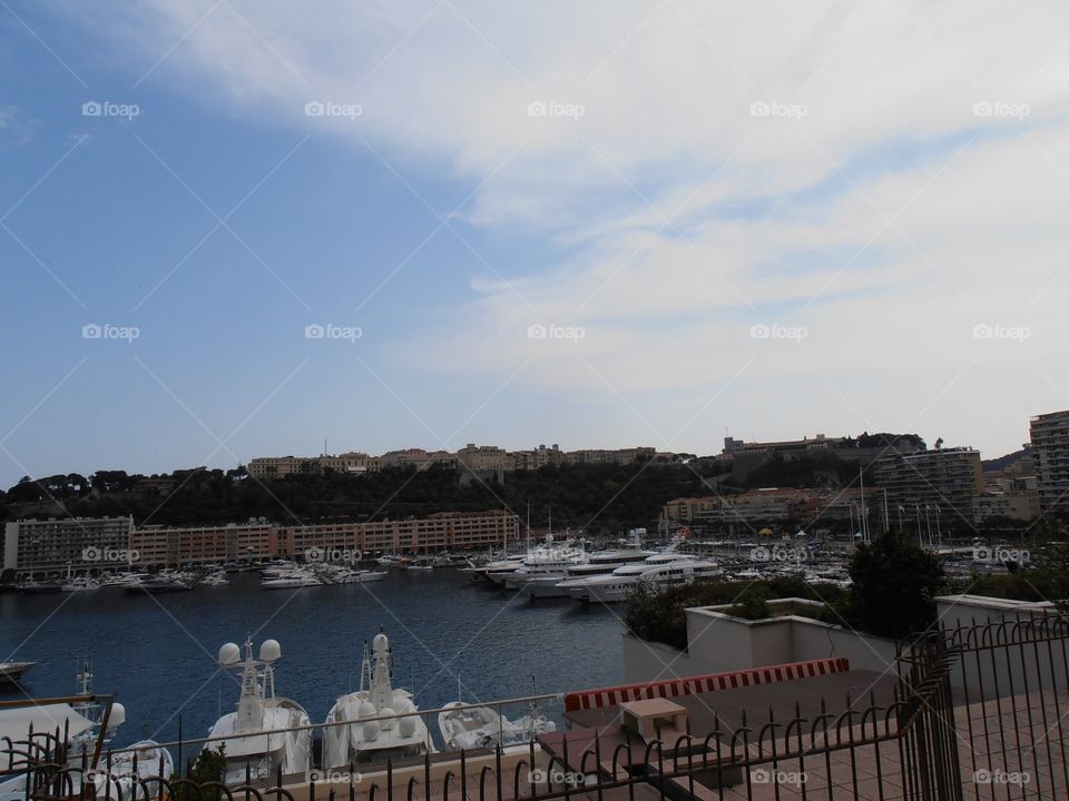 Yacht habor from Monaco 