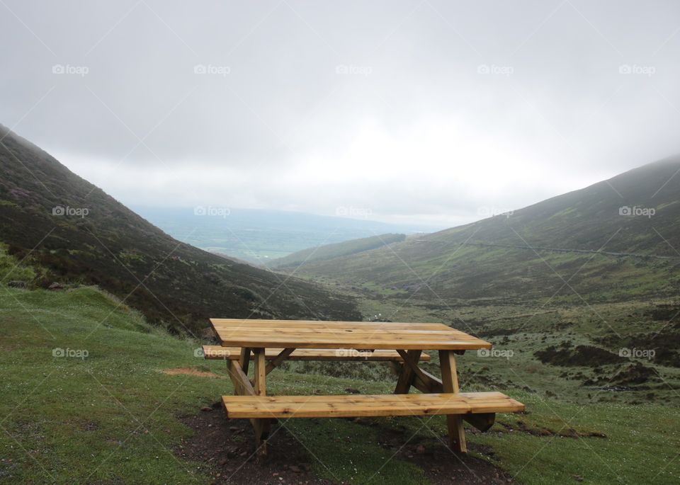 View, landscape, mountains, valley, time for a break, ireland