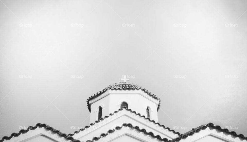 Low angle view of church