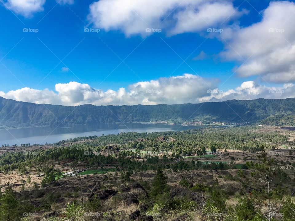 Volcano lake