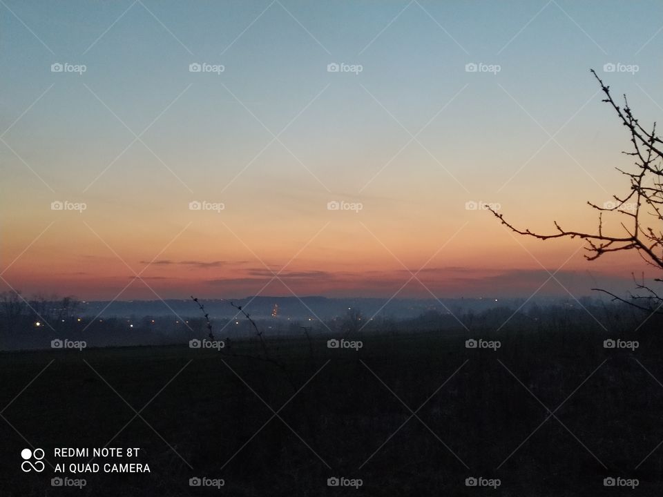 Evening comes  so fast