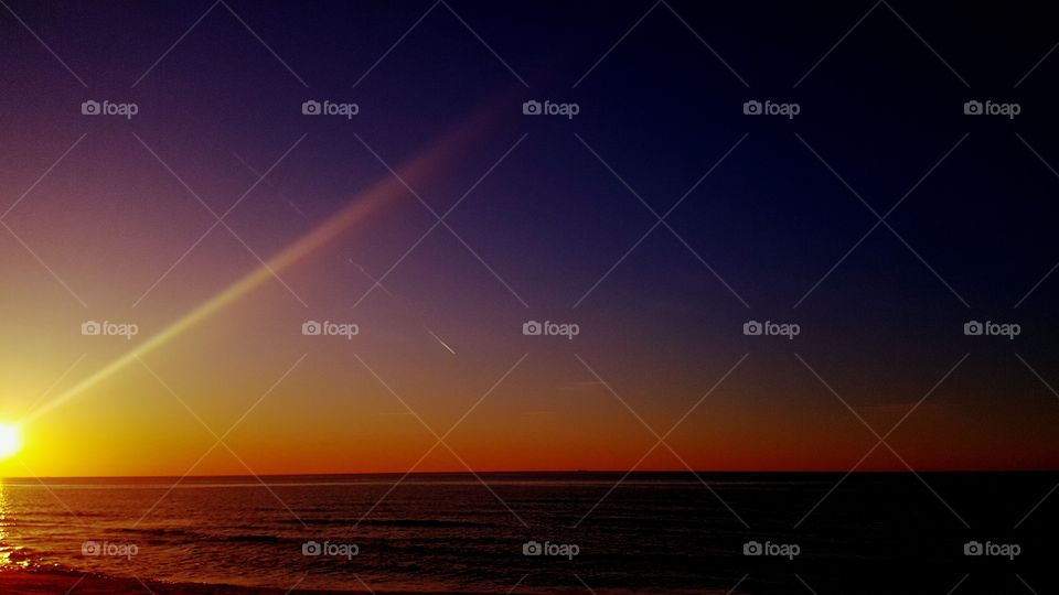 A moment before sunset.