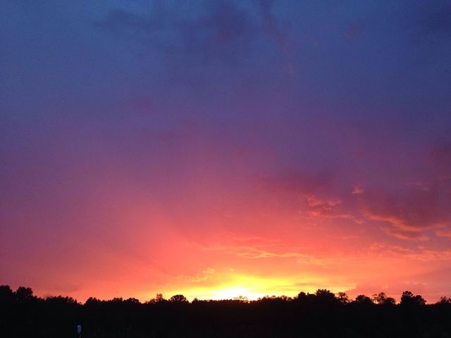 Dramatic sunset