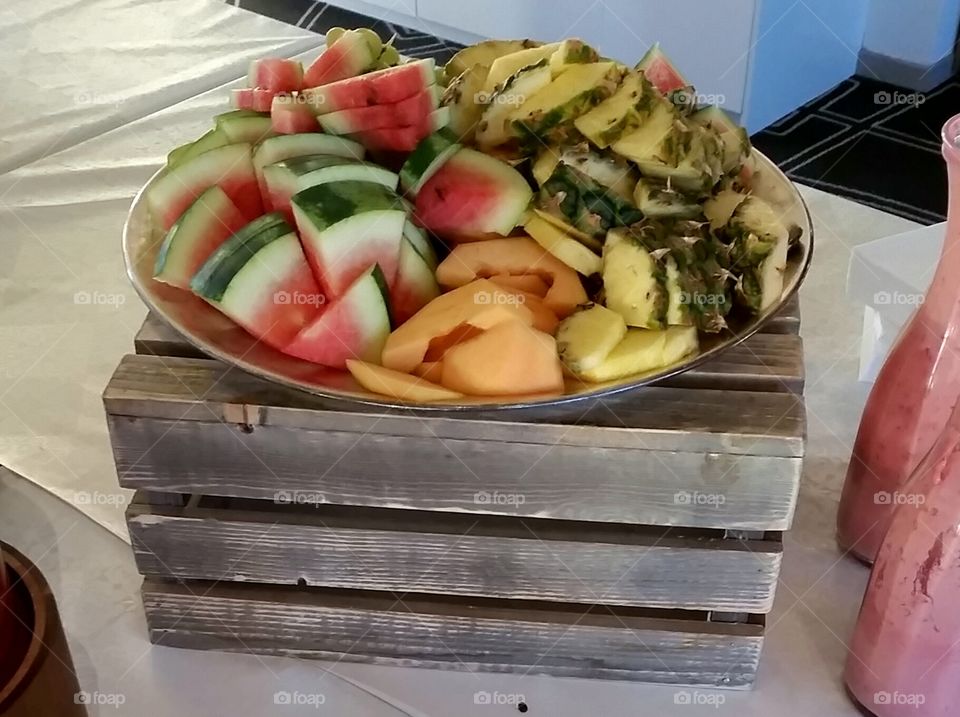 Fresh fruit plate!