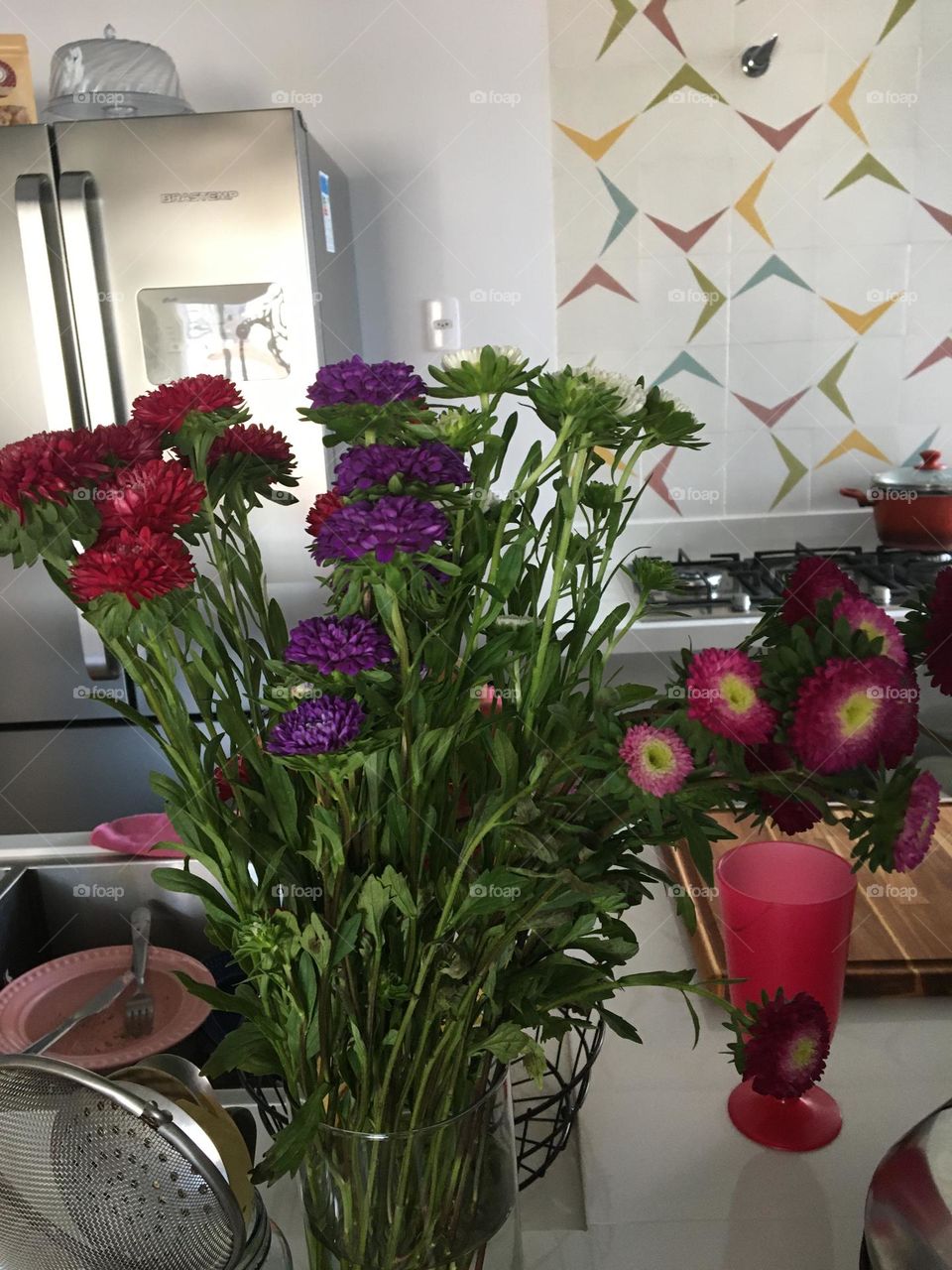 Flores cozinha