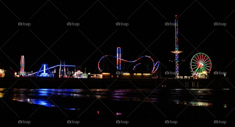 Night life beach carnival 