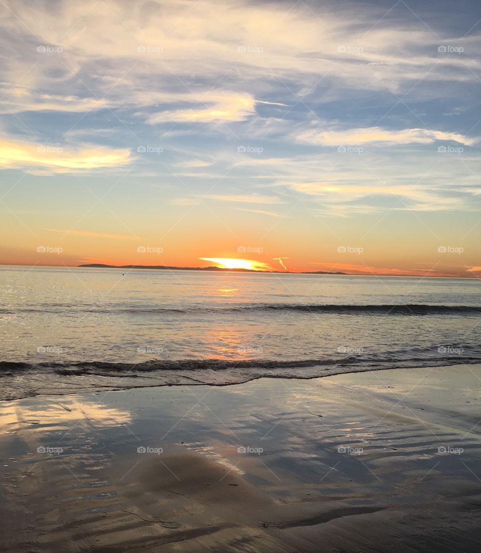 Sunset at Crystal Cove