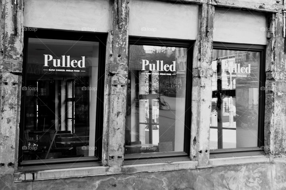 Facade of a house in Antwerp