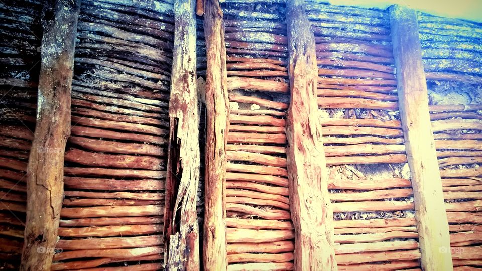 wood roof